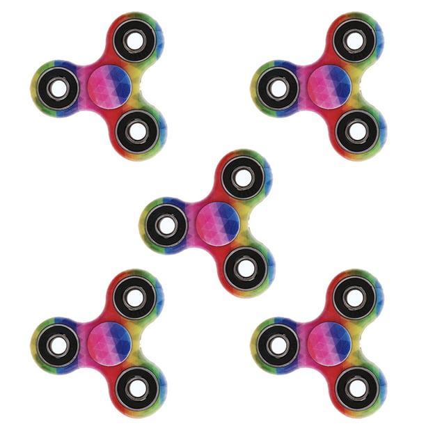 Colorful Tri-Spinner Fidget Toys EDC Sensory Hand Fidget Spinners Toy 